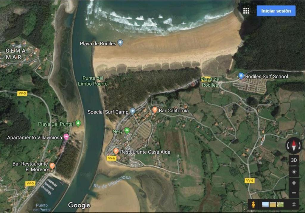 Playa Del Puntal I Villaviciosa Primera Linea Playa Экстерьер фото