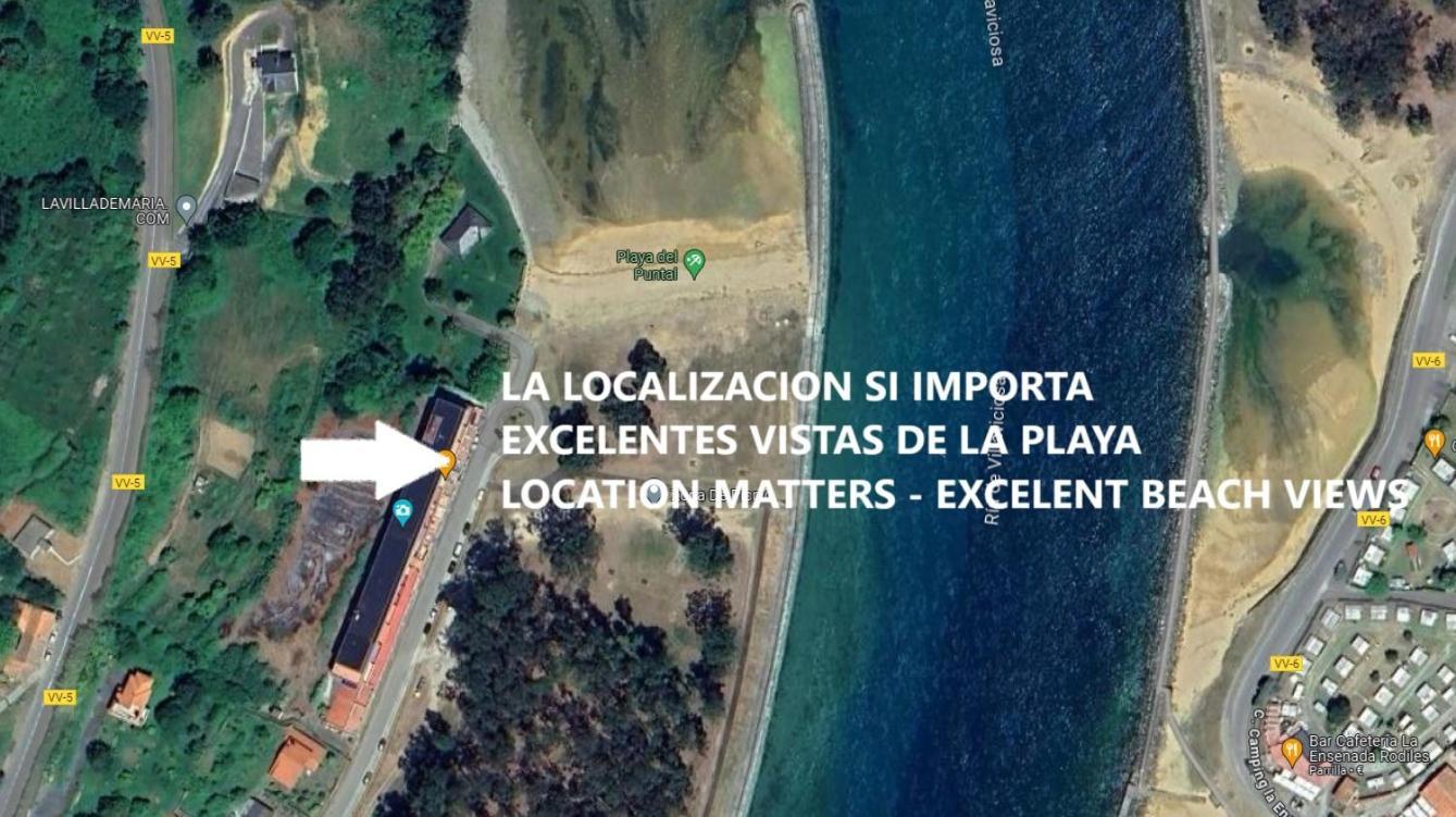 Playa Del Puntal I Villaviciosa Primera Linea Playa Экстерьер фото